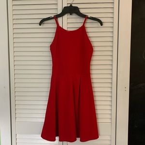 Red Skater Dress